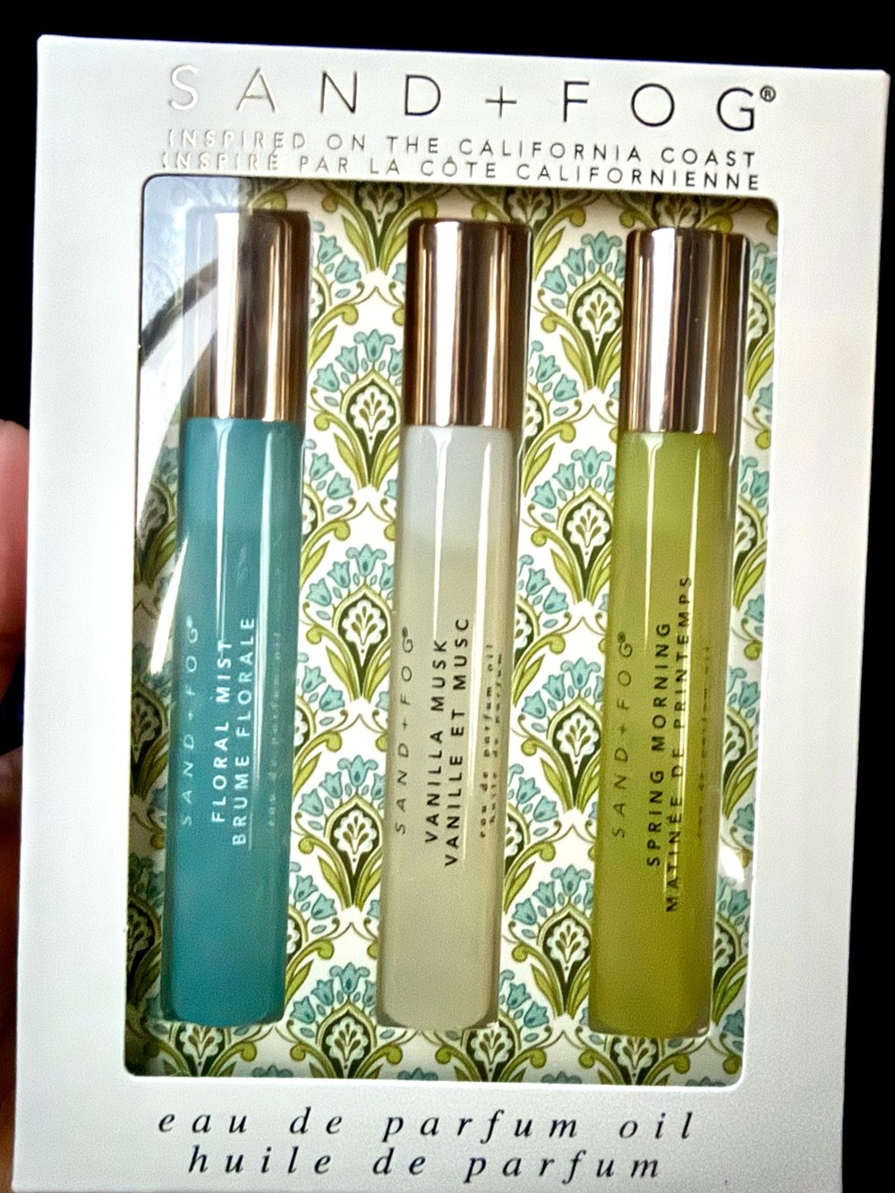SAND+FOG 3-Piece Eau de Parfum Oil Set / NEW COLLECTION